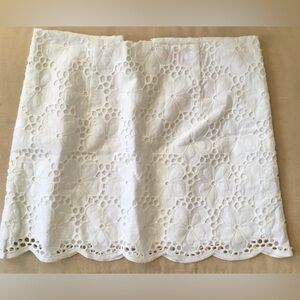 Lily Pulitzer White Mini Skirt